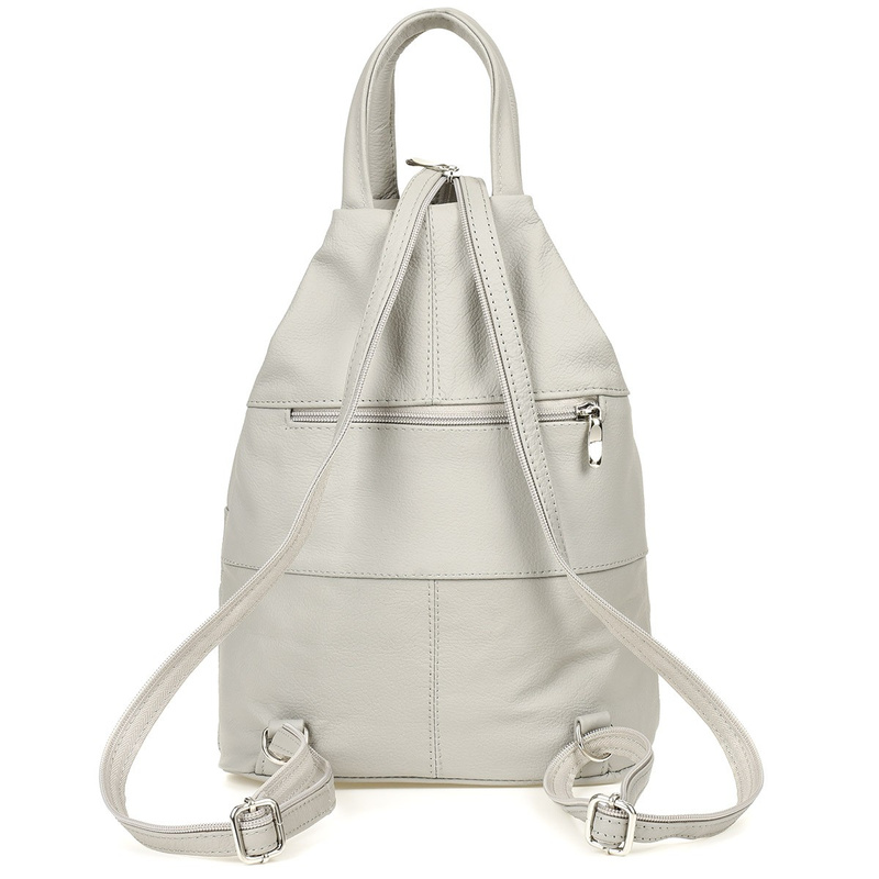 Plecak Damski Skórzany Trójkąt Pojemny Beltimore Q60