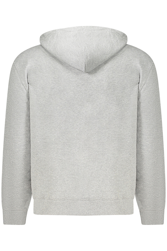 MĘSKA BLUZA Z ROZPINANYM NA ZAMEK CALVIN KLEIN W KOLORZE SZARYM