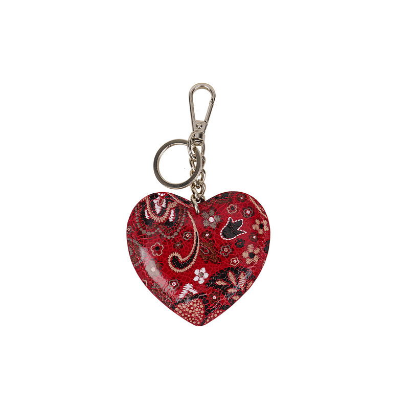 Skórzany Brelok Serce ze Skóry Naturalnej BajuBaj E23s167