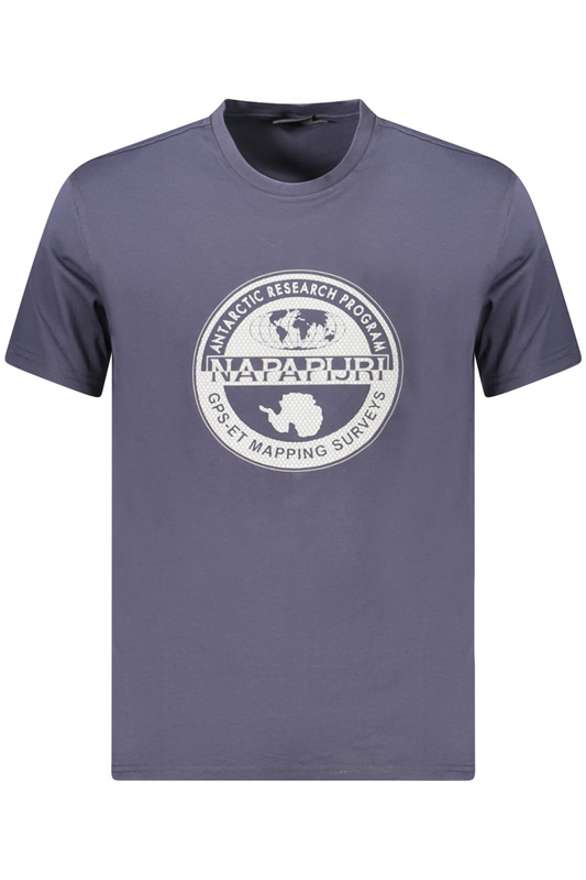 NAPAPIJRI KOSZULKA Z KR�TKIM R�KAWEM M�SKA NIEBIESKA