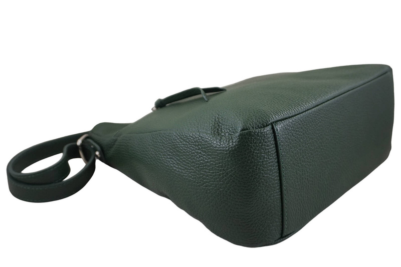 Torebka codzienna skórzana damska - Brązowa jasna