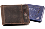 Mały skórzany portfel męski Buffalo Wild z RFID