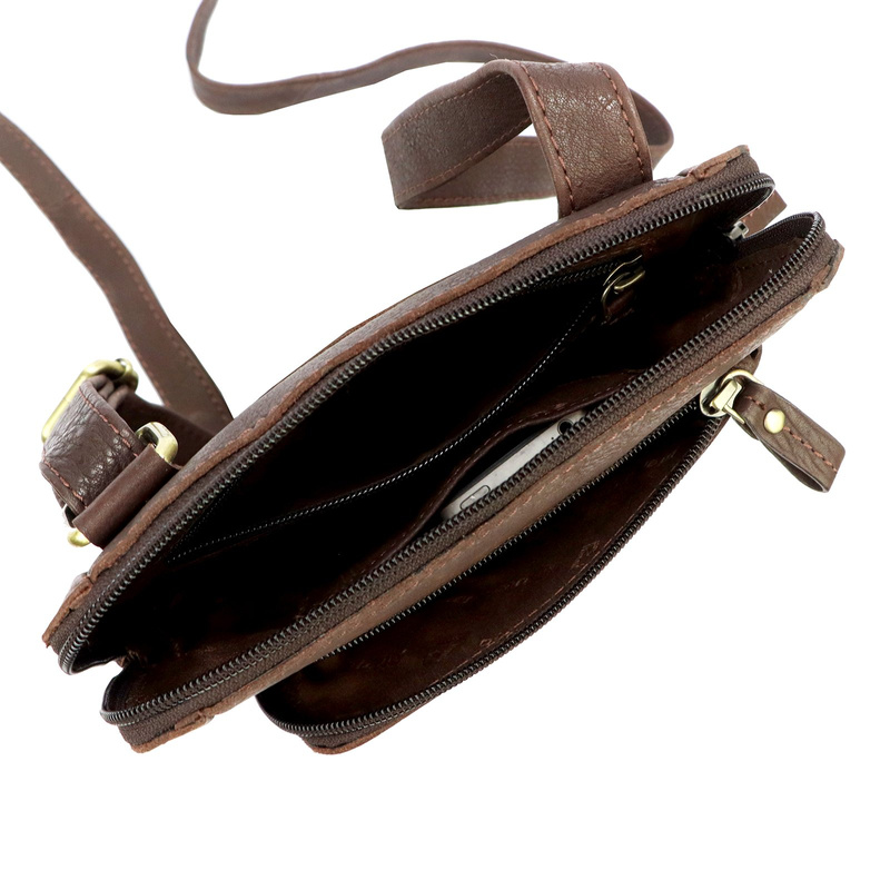 Saszetka męska z naturalnej skóry Pierre Cardin TILAK112 9423