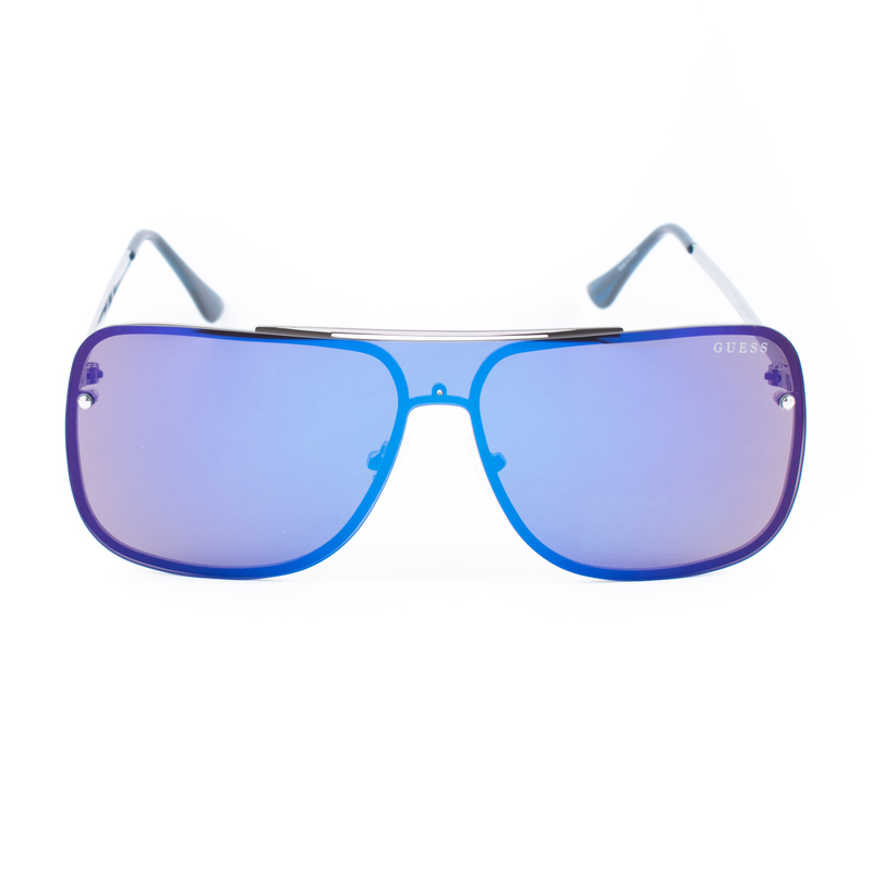Okulary GUESS GO00053-0008C. Okulary przeciwsłoneczne, Kolor szary. Mężczyzna.