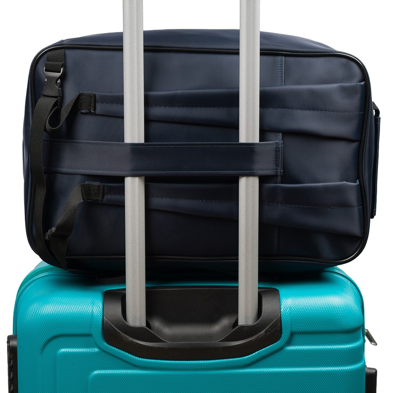 Plecak Podróżny Lekki Bagaż Podręczny Samolotowy Ryanair Wizzair Beltimore granatowo czarny Q77