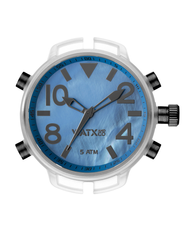 Zegarek WATXANDCO RWA3712. Pudełko, Kolor niebieski. Unisex.