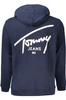 NIEBIESKA BLUZA MĘSKA BEZ ZAMKA TOMMY HILFIGER