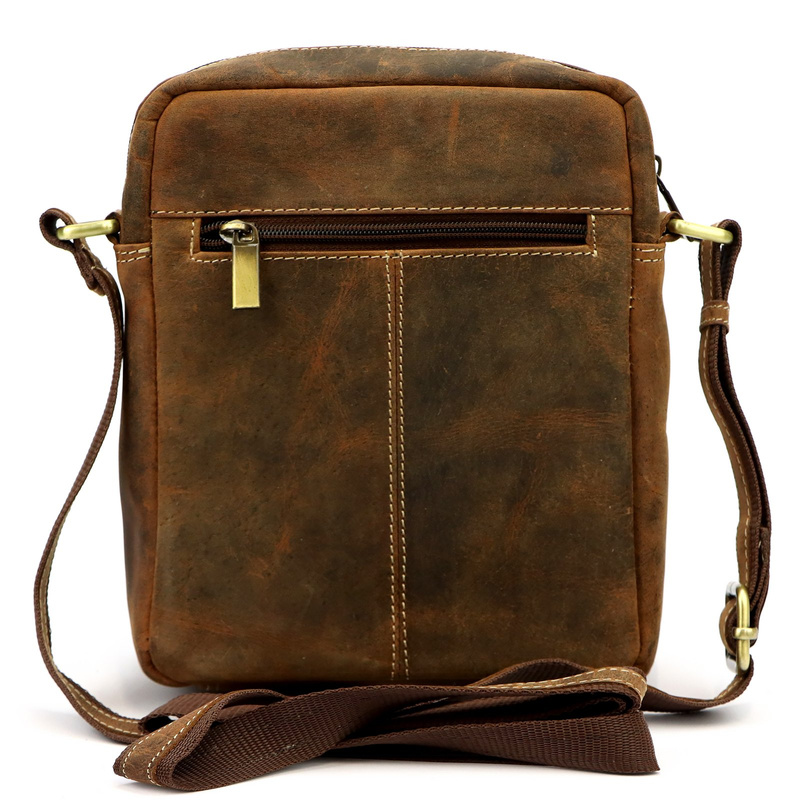 Nordee męska saszetka skóra naturalna torba miejska na ramię z kieszeniami