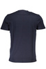 T-SHIRT CAVALLI CLASS Z KRÓTKIM RĘKAWEM MĘSKI NIEBIESKI