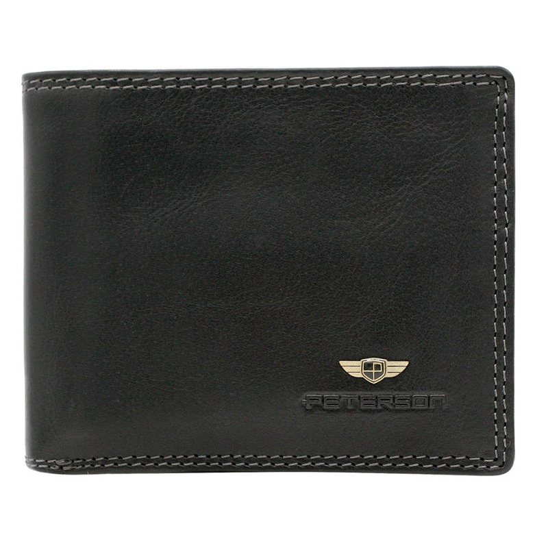 Skórzany męski portfel Peterson PTN WL-0305-COM
