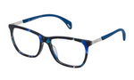 Okulary POLICE VPL6305106RJ. Okulary, Kolor czarny niebieski havana. Kobieta.
