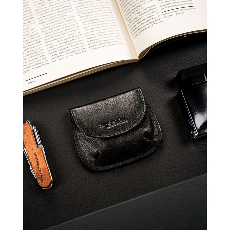 Cavaldi etui na klucze i na karty skóra naturalna mała na zatrzask