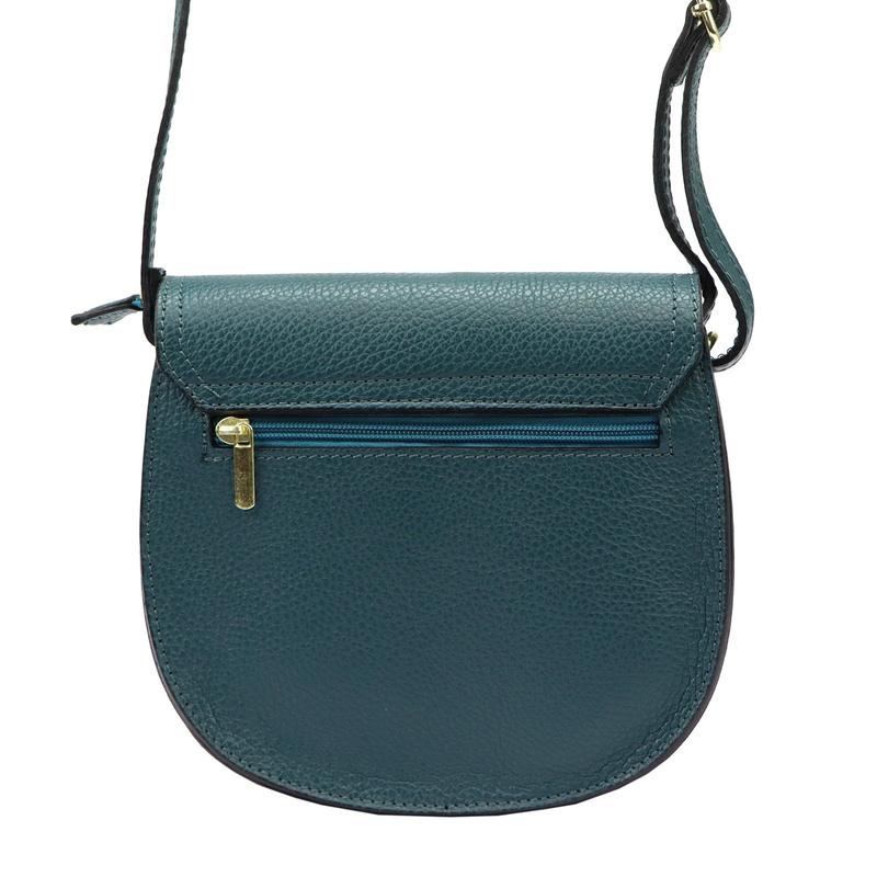 Gregorio skórzana damska listonoszka torebka zamykana klapą na magnes