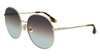 Okulary VICTORIA BECKHAM VB224S-730. Okulary przeciwsłoneczne, Kolor złoty. Kobieta.