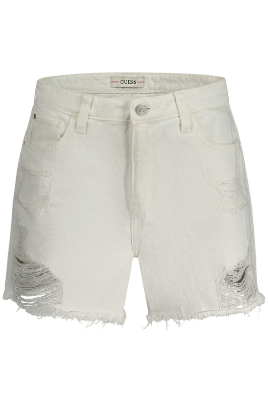 GUESS JEANS JEANS KRÓTKIE DAMSKIE BIAŁE