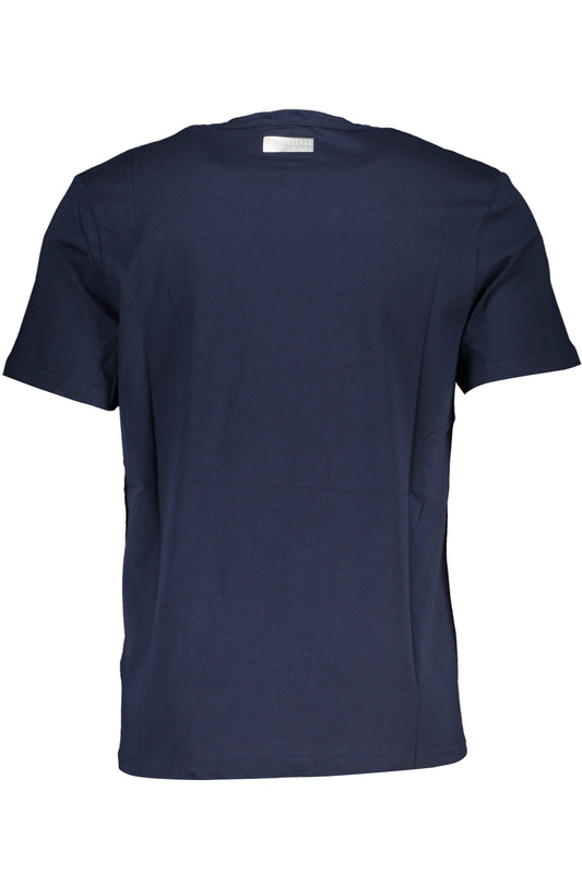 NIEBIESKI T-SHIRT MĘSKI Z KRÓTKIM RĘKAWEM BIKKEMBERGS