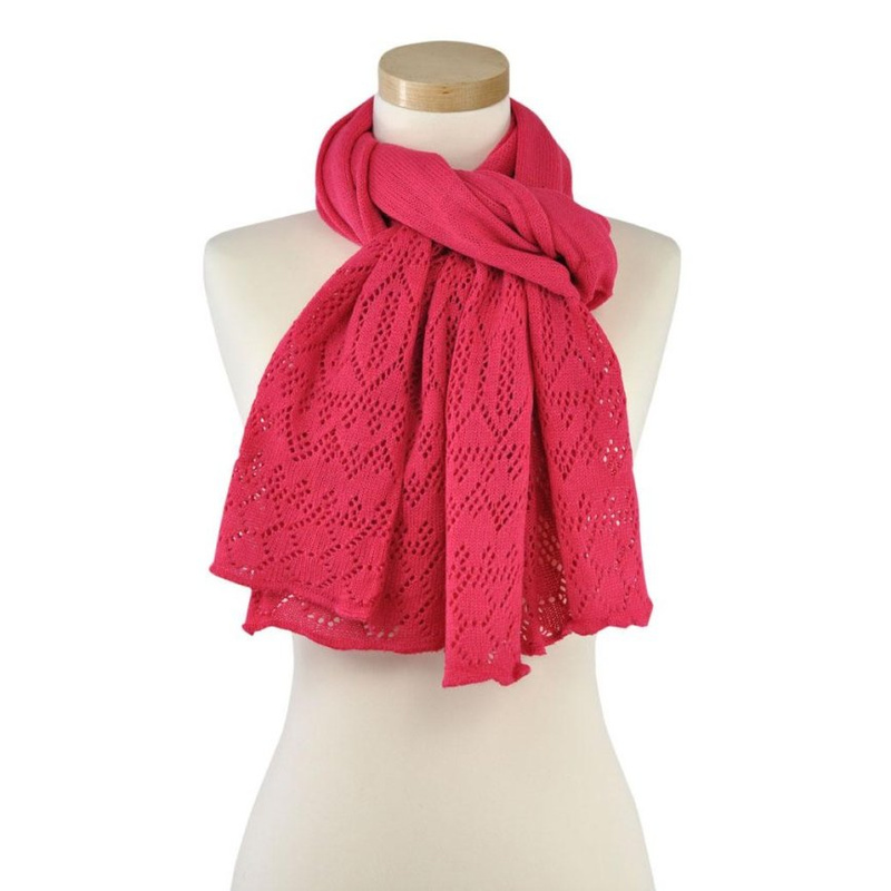 Szal Wełną Przeplatany