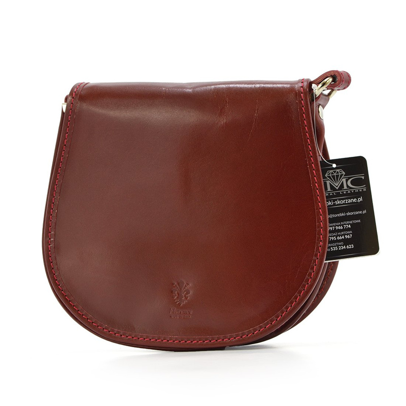 Klasyczna wyjątkowa damska skórzana listonoszka 