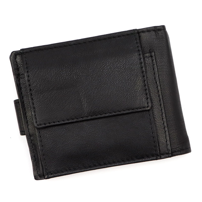 Skórzany męski portfel Money Kepper CC 6001B v2