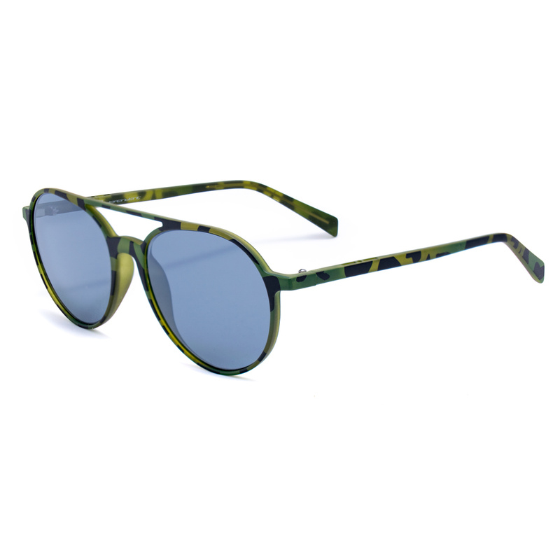 Okulary ITALIA INDEPENDENT 0038-035-000. Okulary przeciwsłoneczne, Kolor zielony. Unisex.