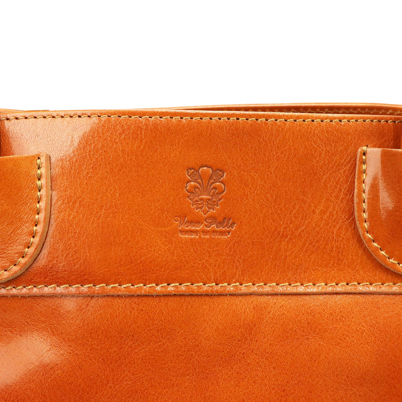 Skórzana duża elegancka damska shopperbag torebka na ramię Florence
