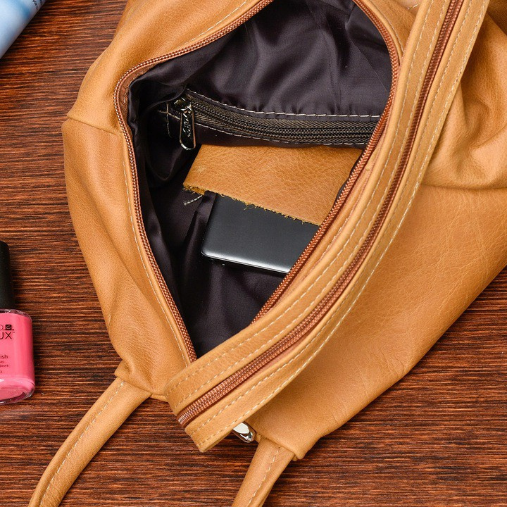 Plecak Damski Skórzany Trójkąt Pojemny Beltimore Q60