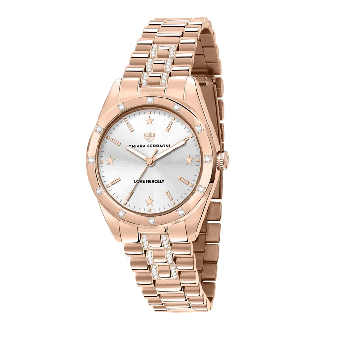 Zegarek CHIARA FERRAGNI R1953100506. Kwarcowy, Kolor srebrny. Kobieta.