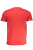 T-SHIRT MĘSKI Z KRÓTKIM RĘKAWEM KLASY CAVALLI CZERWONY