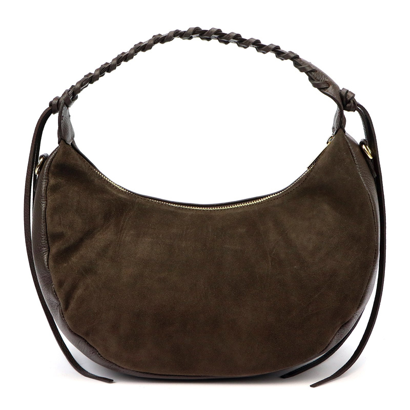 Vera Pelle damska listonoszka torebka na ramię skóra naturalna kieszenie