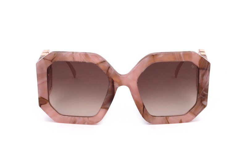 Okulary PHILIPP PLEIN SPP067-06Z8. Okulary przeciwsłoneczne, Kolor różowy. Kobieta.