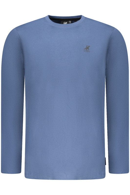 Koszulka męska z długim rękawem US GRAND w kolorze niebieskim