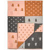 Patchwork Szalik damski duży bawełniany szal niepowtarzalny XA-3-4