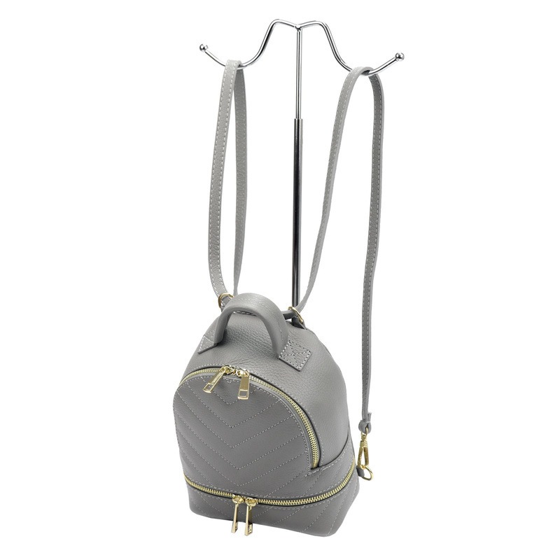 Luka Damski Plecak Skóra naturalna Mały Miejski Kieszeń Pikowanie