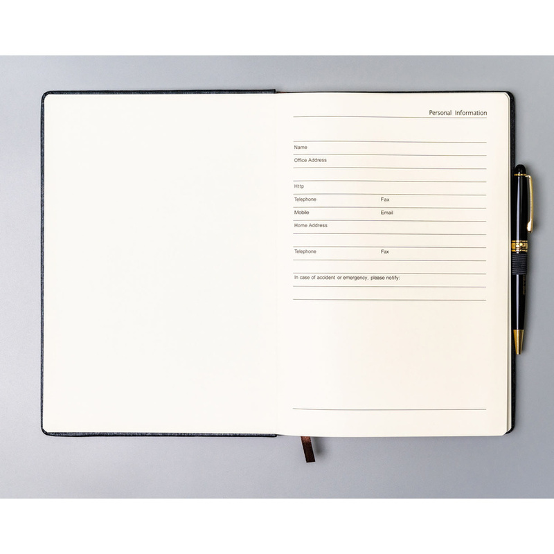 Notes w formacie B5 w szarym kolorze zadrukowany w linie - Peterson