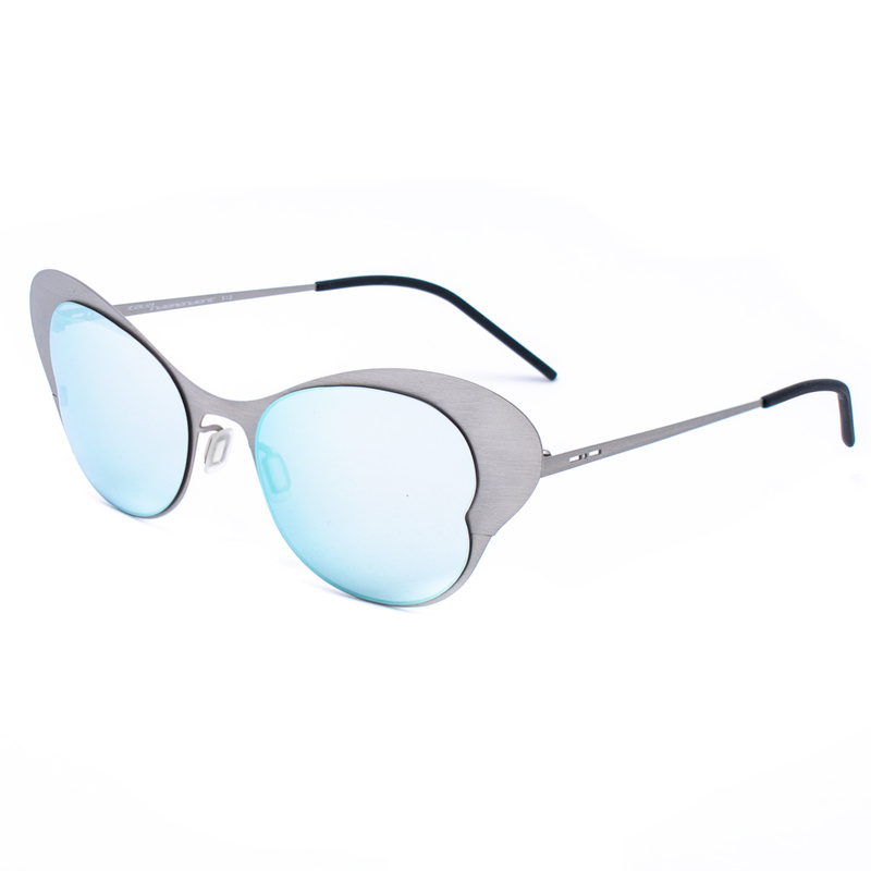 Okulary ITALIA INDEPENDENT 0216-075-075. Okulary przeciwsłoneczne, Kolor srebrny. Kobieta.