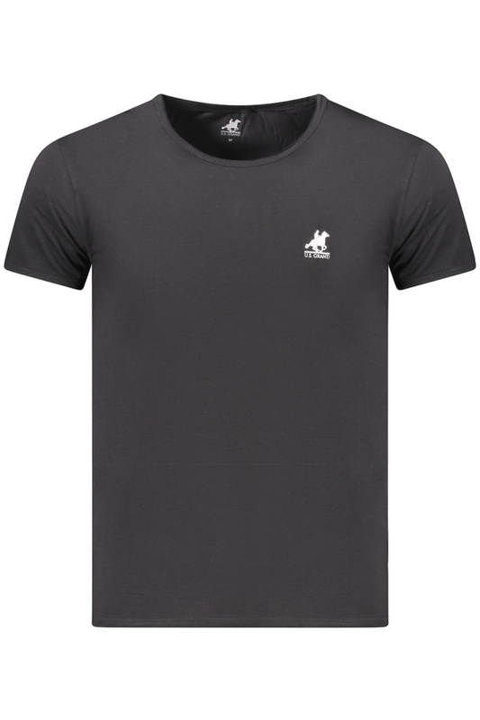 MĘSKA CZARNA KOSZULKA Z KRÓTKIM RĘKAWEM US GRAND