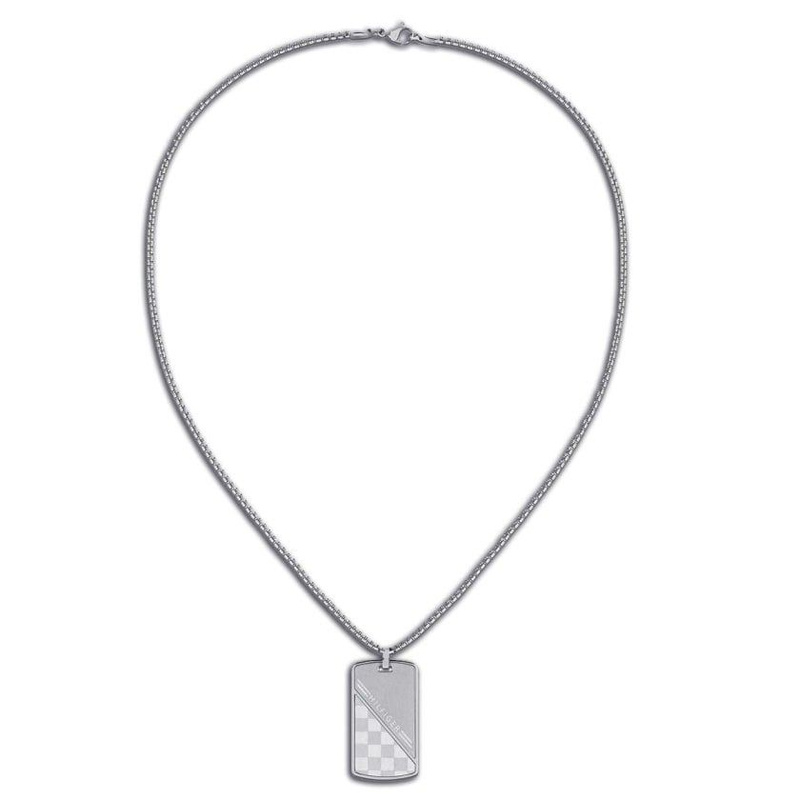 Biżuteria TOMMY HILFIGER 2701080. Naszyjnik, Kolor szary. Mężczyzna.
