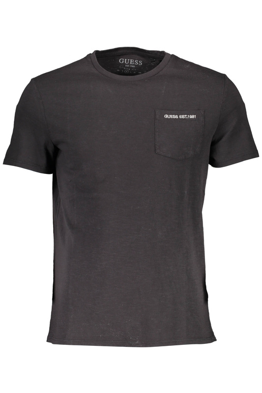 T-SHIRT MĘSKI Z KRÓTKIM RĘKAWEM GUESS JEANS CZARNY