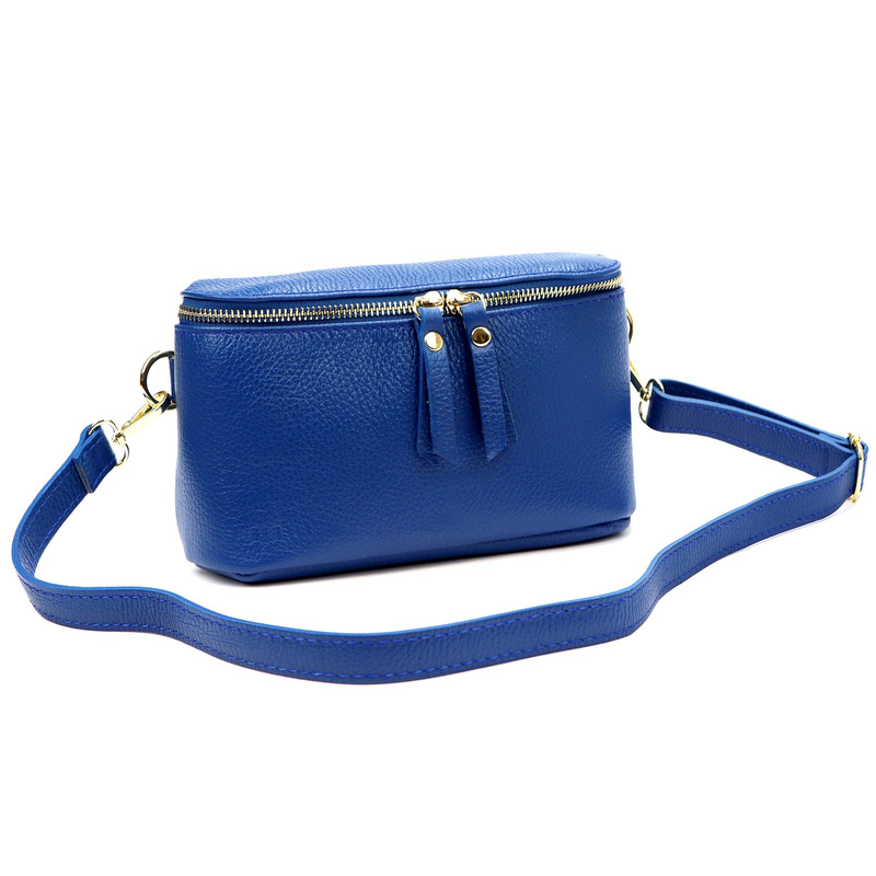 MiaMore Damska nerka saszetka przez ramię skóra naturalna miejska