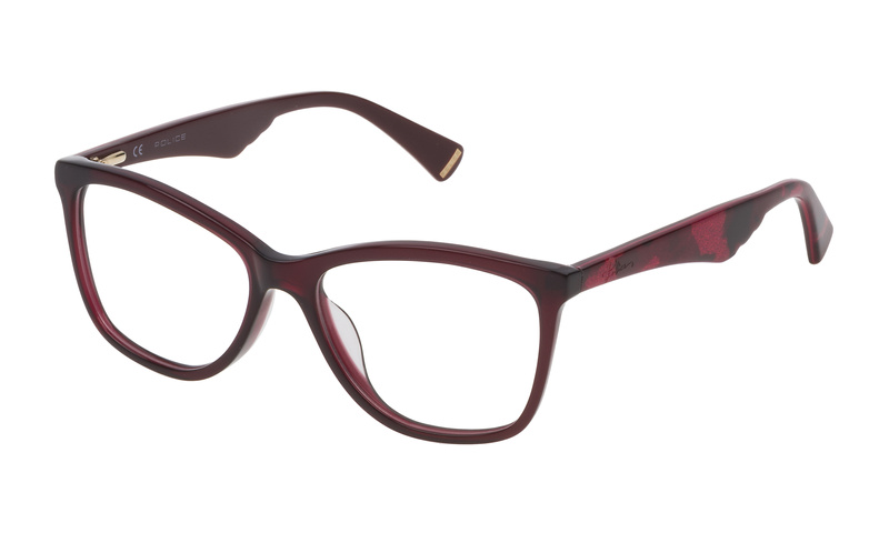 Okulary POLICE VPL7605207DW. Okulary, Kolor Shiny Opal Bordeaux. Kobieta.