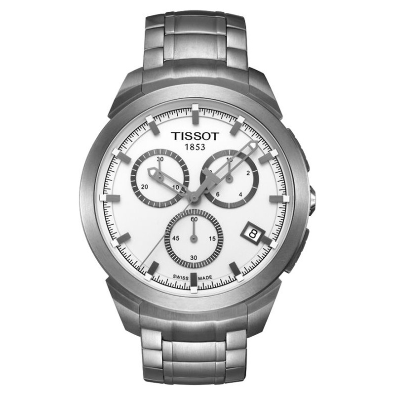 Zegarek TISSOT T069417440310. Kwarcowy, Kolor biały. Mężczyzna.