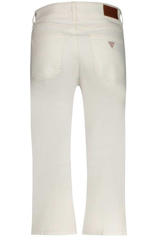 GUESS JEANS BIAŁE DŻINSY DAMSKIE CAPER