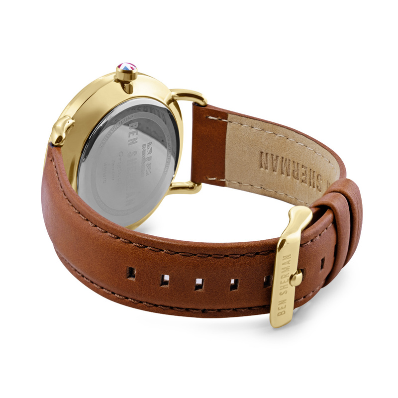 Zegarek BEN SHERMAN WB033TG. Kwarcowy, Kolor biały. Mężczyzna.