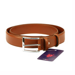 Harvey Miller męski pasek do spodni skóra naturalna klasyczna klamra