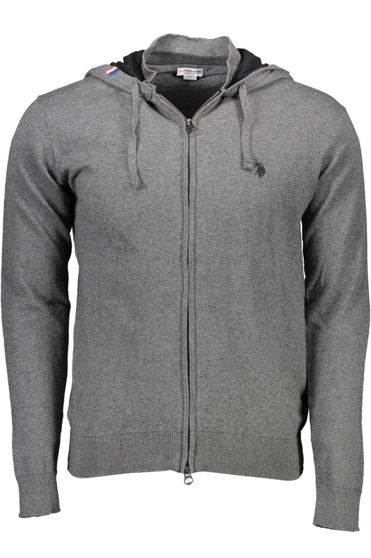bluza na zamek US POLO MĘSKI SZARY