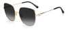 Okulary JIMMY CHOO KORIGSKRHL9O. Okulary przeciwsłoneczne, Kolor czarny złoty. Kobieta.