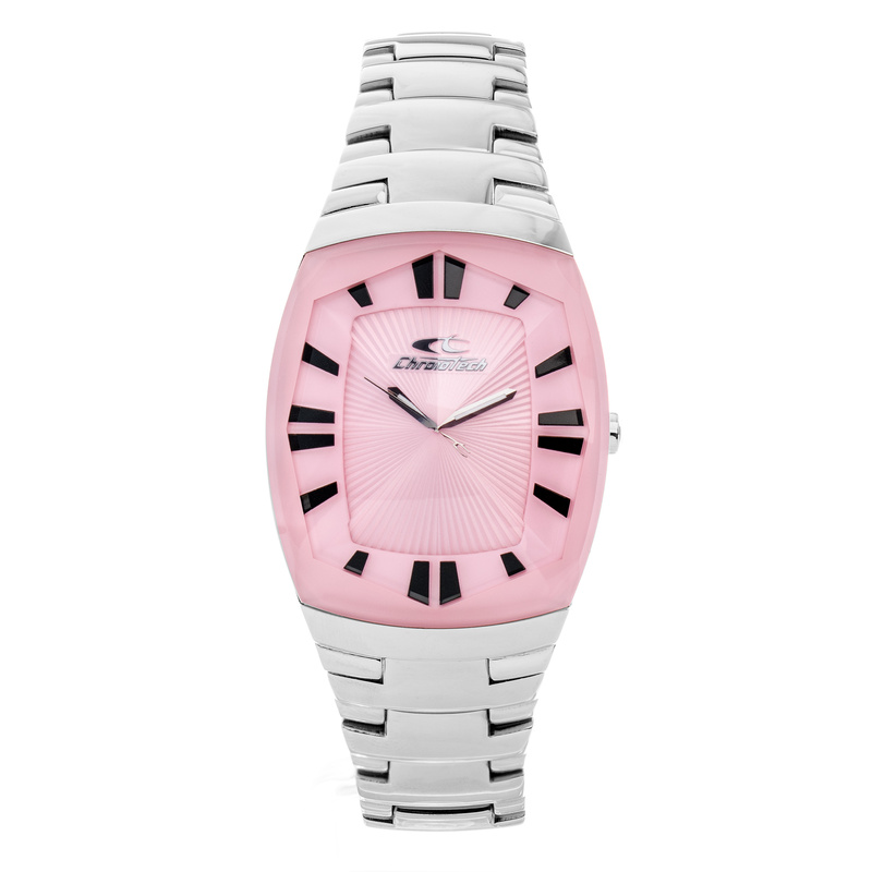 Zegarek CHRONOTECH CT7065L-07M. Kwarcowy, Kolor różowy. Kobieta.