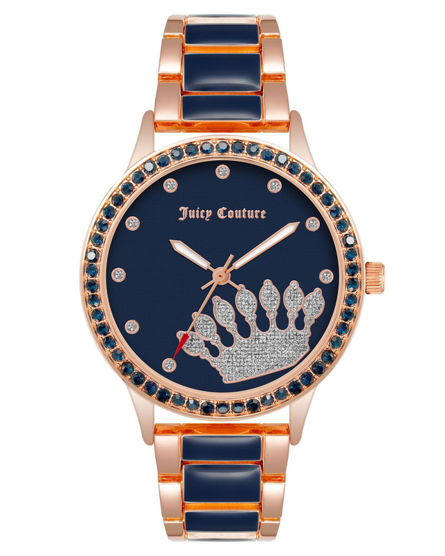 Zegarek JUICY COUTURE JC1334RGNV. Kwarcowy, Kolor niebieski. Kobieta.