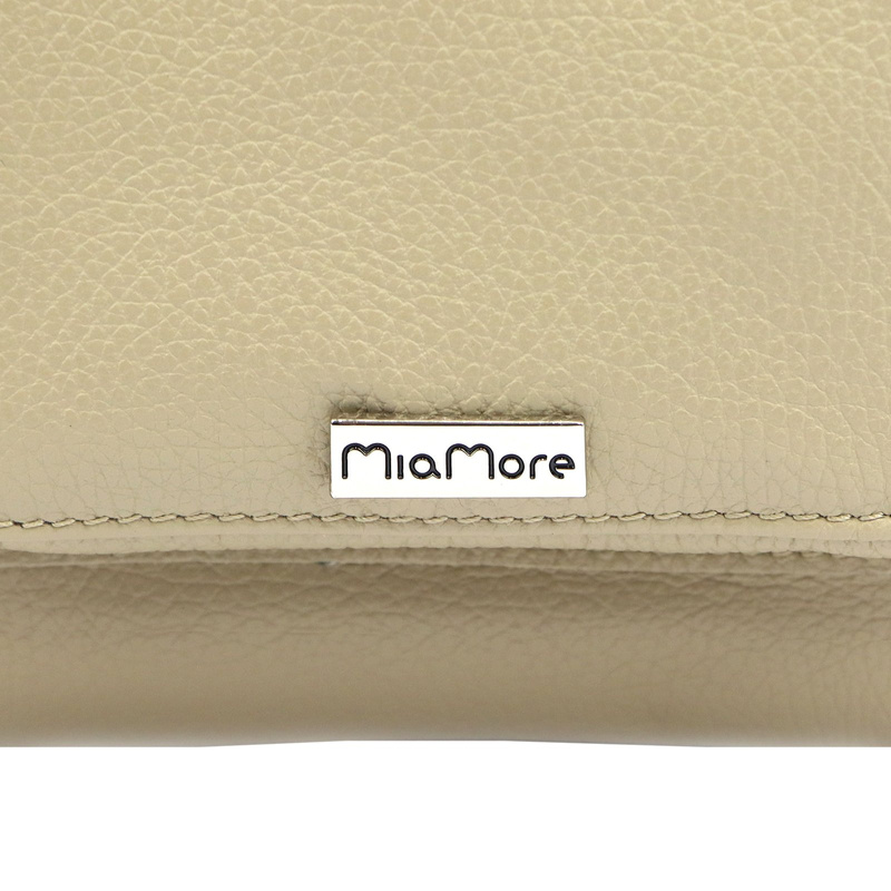 Pojemna skórzana damska listonoszka przez ramię z kieszeniami MiaMore