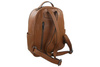 Elegancki plecak skórzany - Brązowy jasny